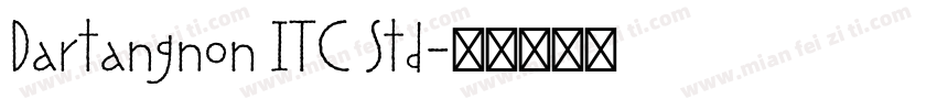 Dartangnon ITC Std字体转换